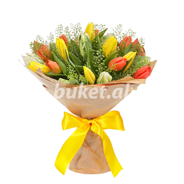 Zanbaq güllərindən buket